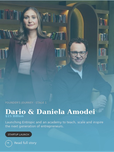 Photo of Daniela and Dario Amodei